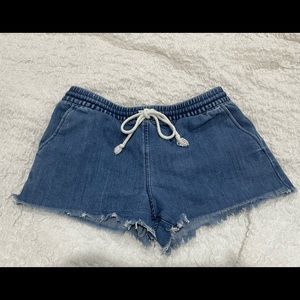Aerie soft denim shorts